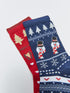 LC Waikiki Christmas Themed Women's Crew Socks 2-Pack
